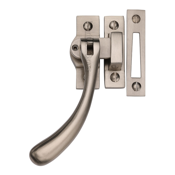 V1008L MP/HP-SN  Satin Nickel  Heritage Brass Locking Bulb End Casement Fastener